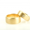 Eheringe Gelbgold, Diamant