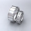 Eheringe aus Weissgold mit Brillanten
