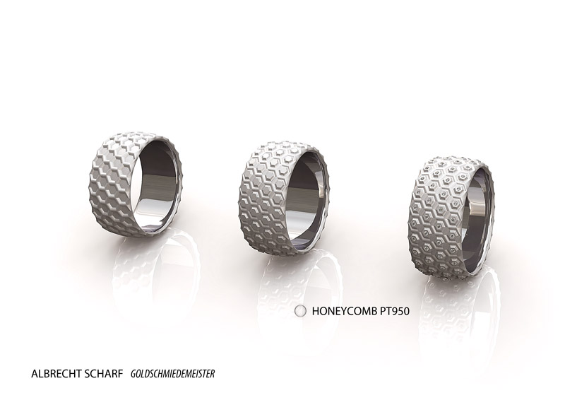 Ringe "Honeycomb"